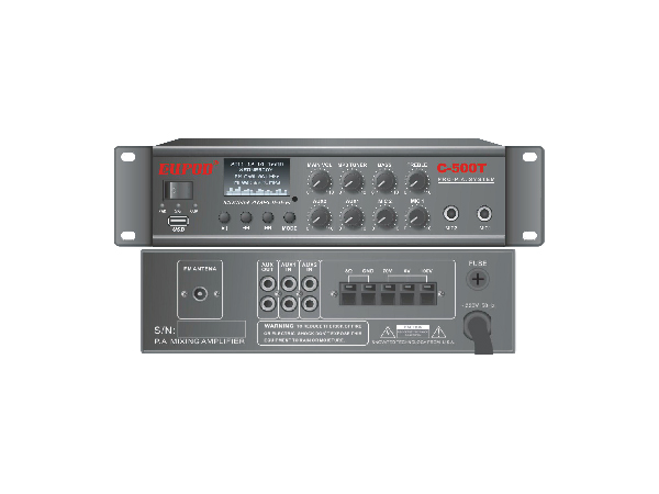 帶MP3、收音機(jī)及顯示屏合并式功率放大器（50W）